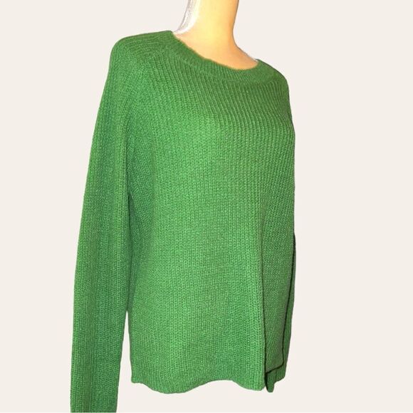Misslook awesome pretty green cotton/acrylic blend warm winter sweater! - Picture 4 of 11